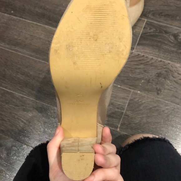 🌟2 for 35$ illusion suede nude Heel - Picture 3 of 5
